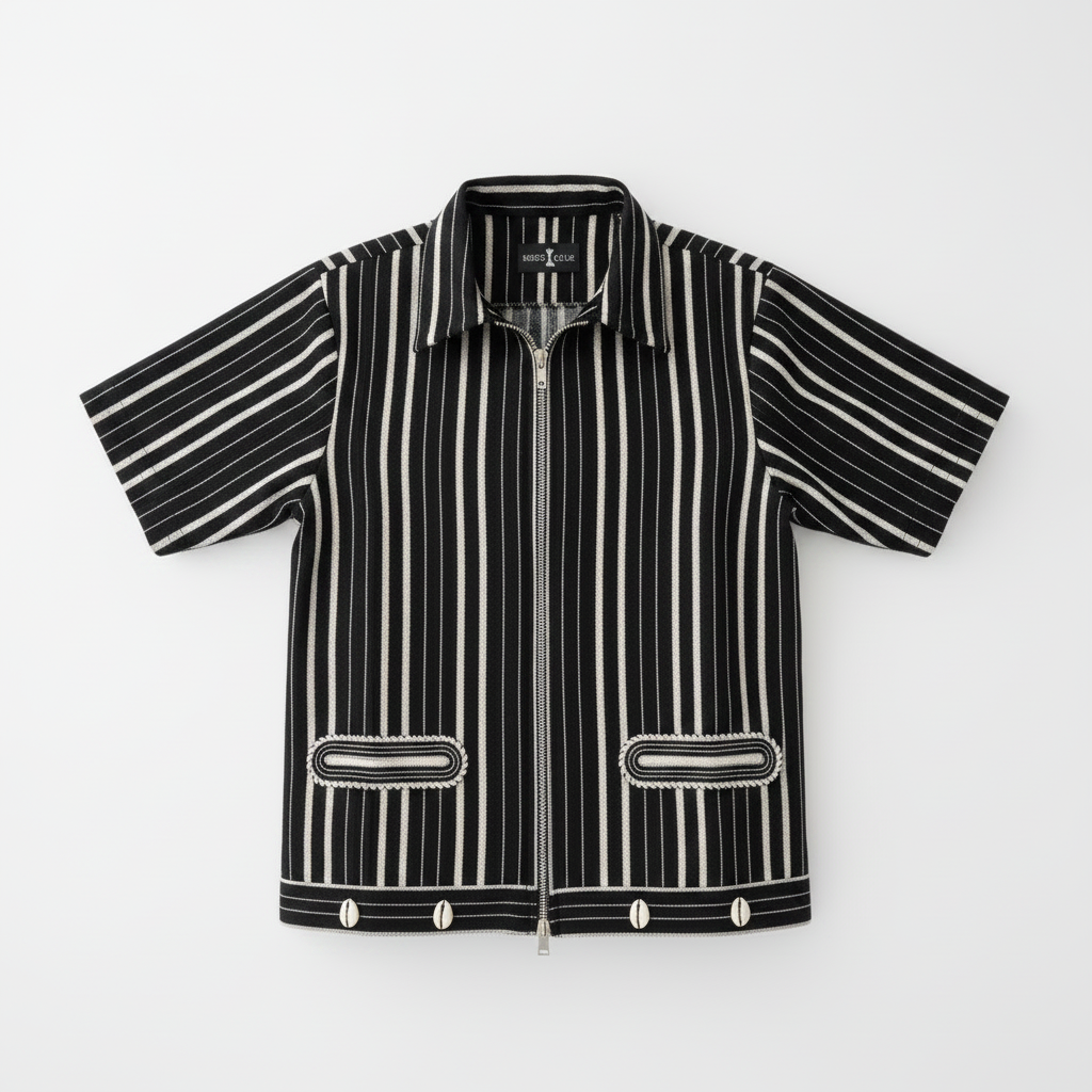 D.I Asooke Stripe Shirt.