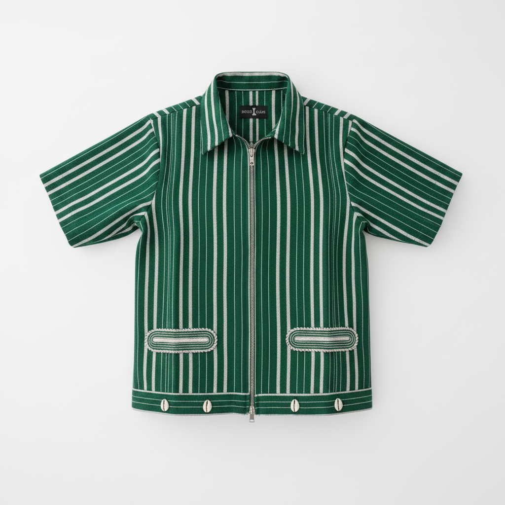D.I Asooke Stripe Shirt.