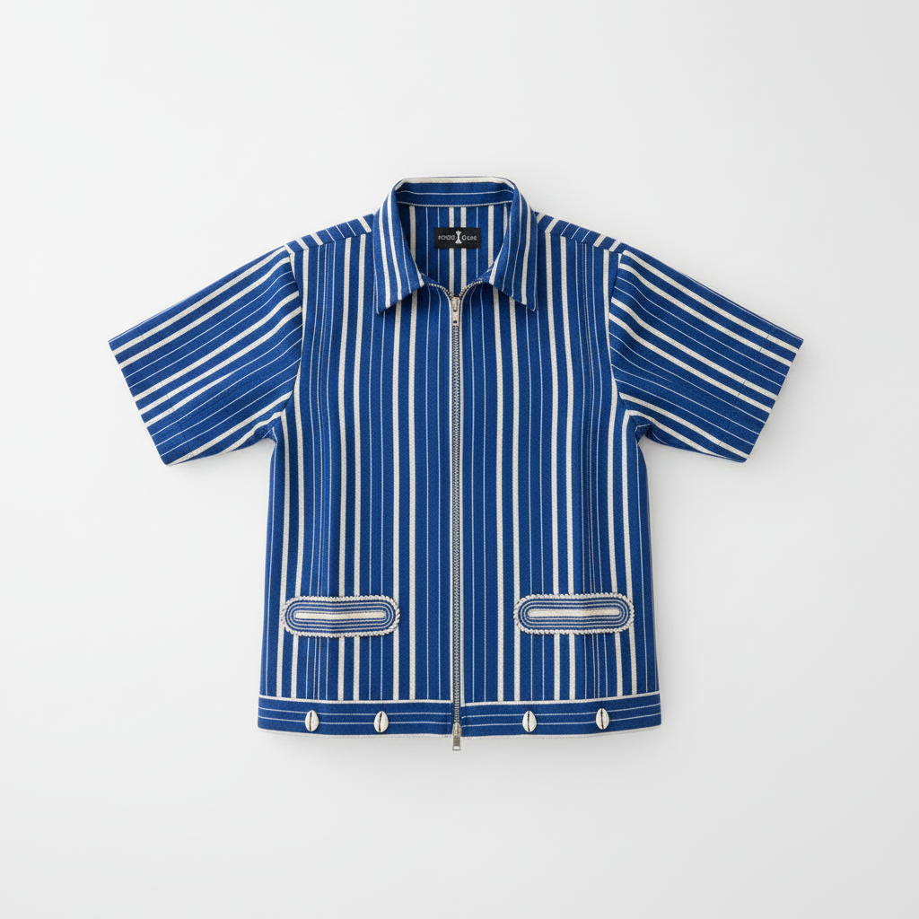 D.I Asooke Stripe Shirt.