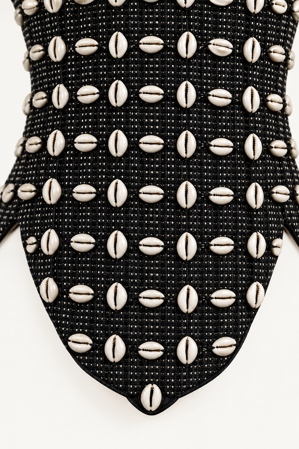 Cowries embelsihed corset top