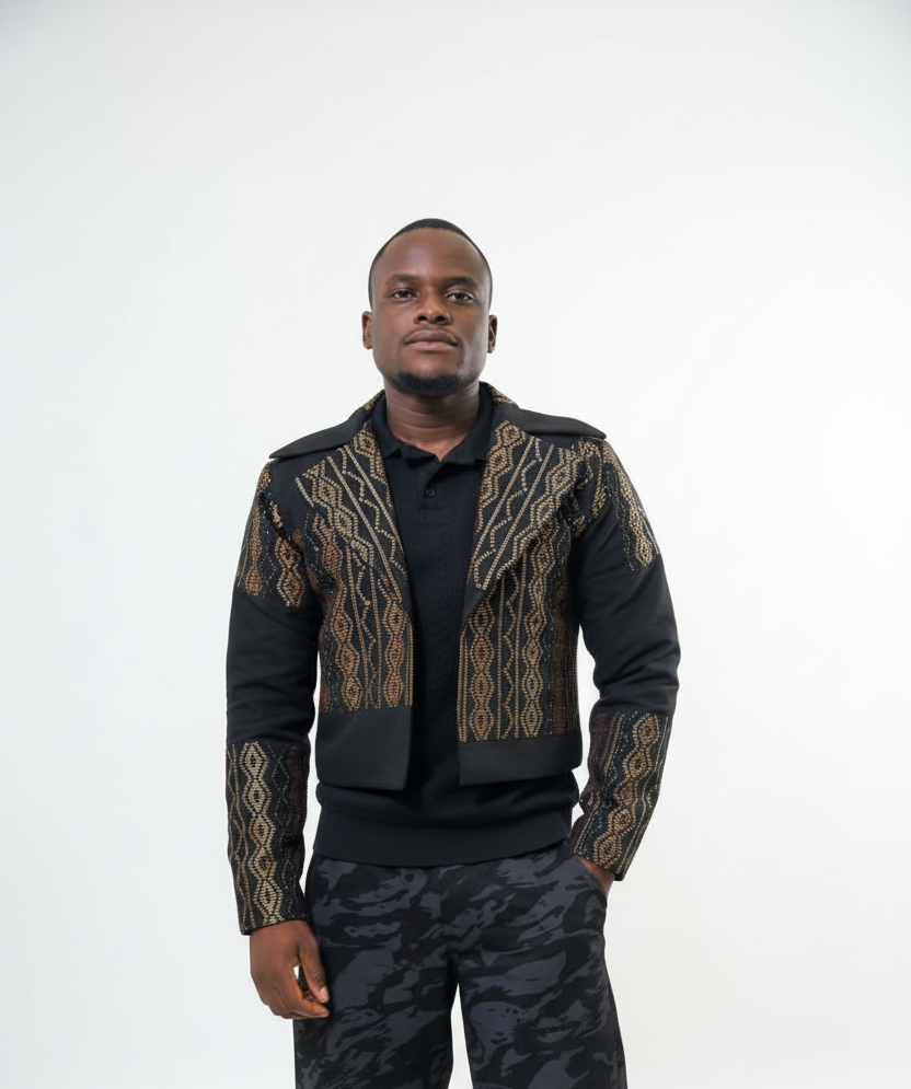 Black Gold Jacket – Studio Front