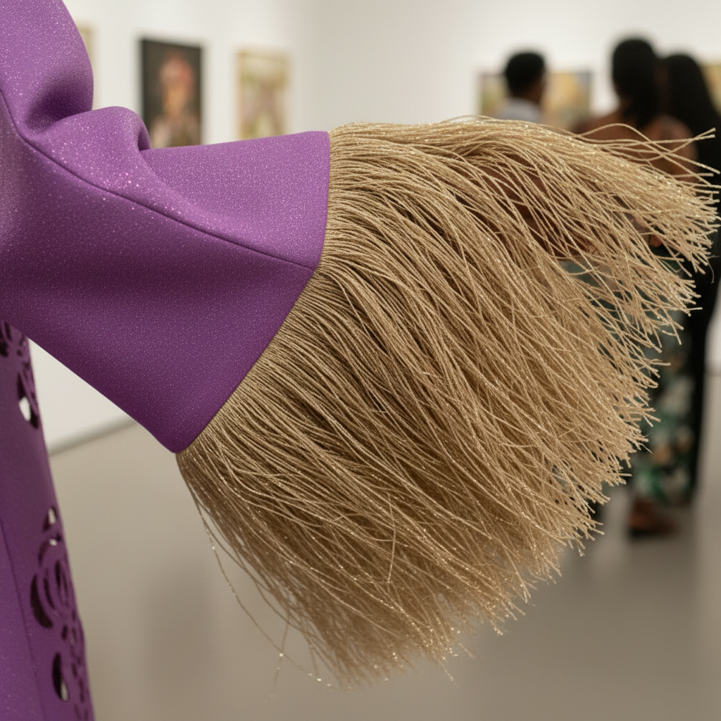 Cuff Fringe Detail