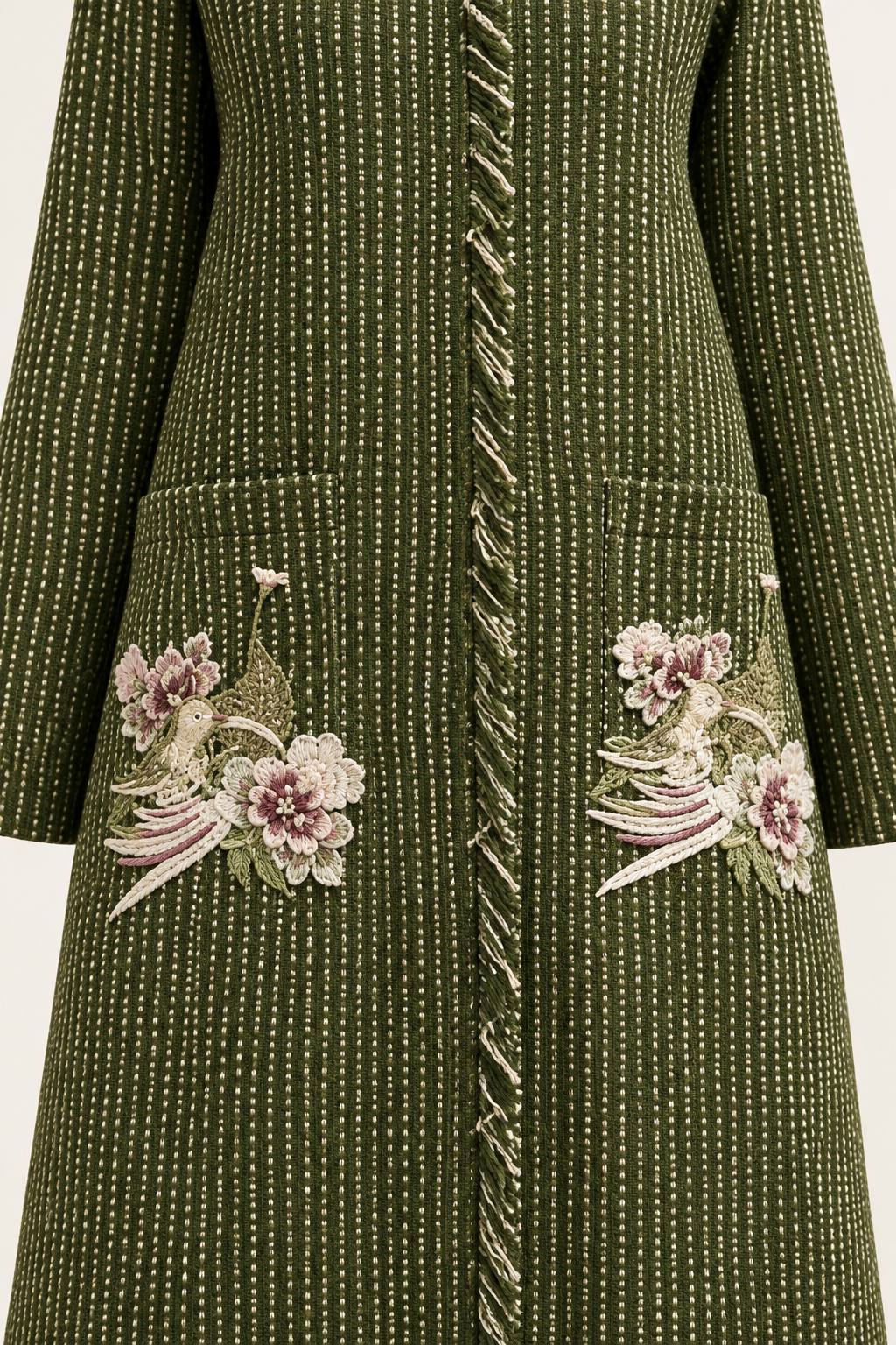 Peacock long coat