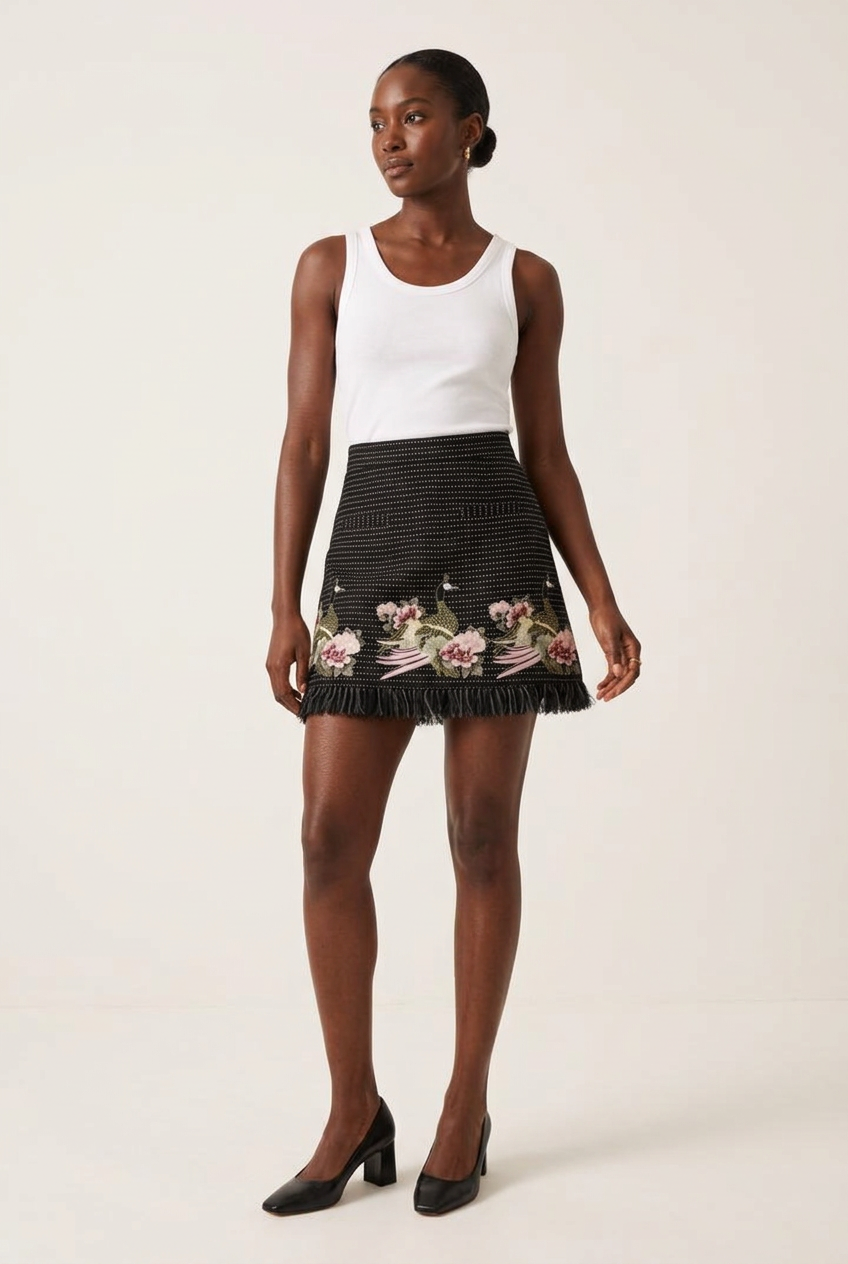 Peacock skirt
