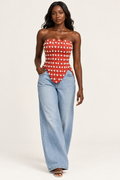Cowries embelished corset top