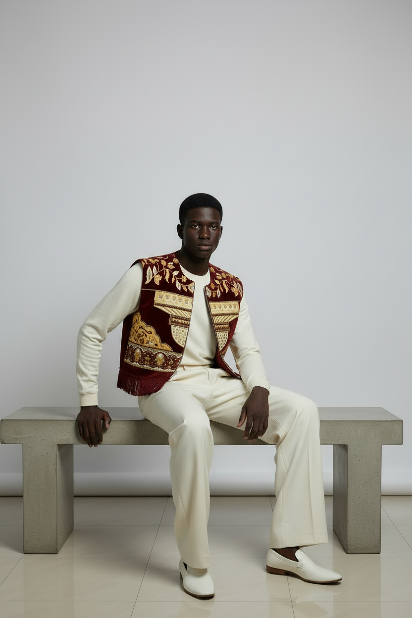 Ite Embroidered  Vest