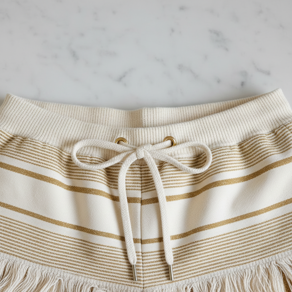Layered Fringe Pants